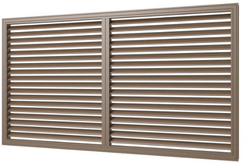 Решетка вентиляционная,профиль ПВХ,600х900,дуб