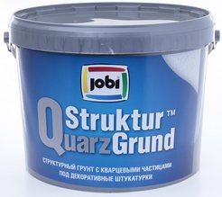 Грунт структурный под декор. покрытия JOBI StrukturQuarzGrund (10л)