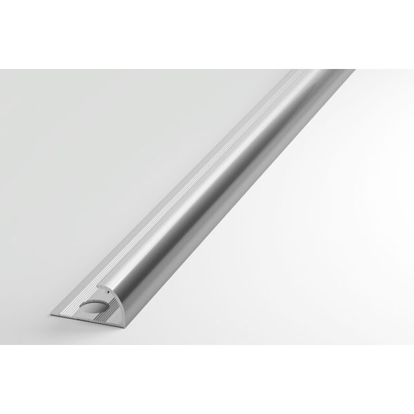 Угол внешний алюминиевый для плитки толщиной до 12мм ПК 03-12.2700.01л, серебро анод