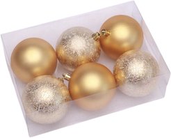 Набор шаров 6шт 8см золото SYQA-0125267