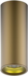 Светильник Gauss Overhead накладной цилиндр 12W 900lm 3000K 170-240V IP20 79х200мм кофе золото LED 1/30