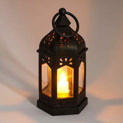 Фонарь светодиодный Свеча 4.5х4.5х9 см, теплый белый свет, работает от батареек: АG13х3, SYLZB-2325096