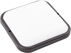 Светильник светодиодный влагозащищенный ULW-Q229 24W/4000K IP65 Квадрат Белый свет Корпус черный ТМ Volpe