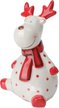 Фигурка керамическая Олень 12см, красно-белый, SYTCA-3824070