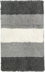 Коврик для ванной комнаты 50х80см Zenfort Шенилл полиэстер серый