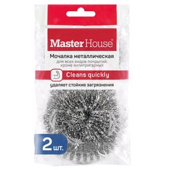 Мочалка д/посуды Master House Мой 2шт металл