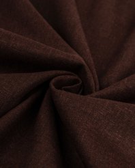Портьера Лен однотонный HH ZJM090-18/280 PL коричневый