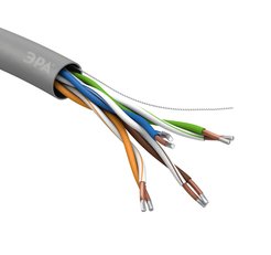 Кабель витая пара ЭРА SIMPLE U/UTP 4x2x24 AWG Cat5e CCA PVC