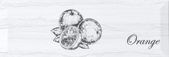 Декор настенный Fruit Laguna Orange 10x30см белый шт