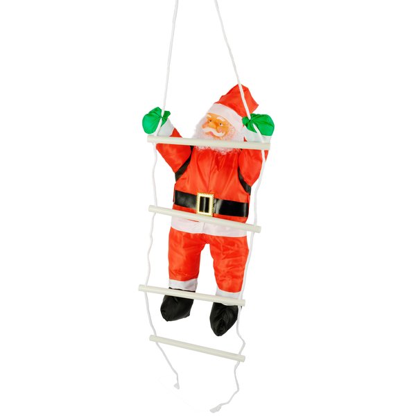 Фигура Дед Мороз на лестнице 60см, SYSDLRB-1423061