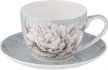 Пара чайная Lefard White flower 330мл фарфор, голубой