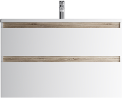 Тумба с раковиной подвесная AM.PM X-Joy 100см M85A-FHX1002-WC1002WG белый глянец