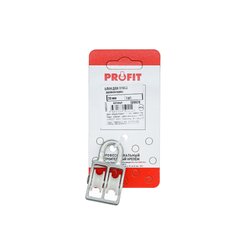 Блок для троса двойной оцинк (нейлон шкив) 20мм (1шт)-ярлык Profit