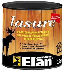 Антисептик декоративный для дерева Lasure Elan палисандр 0,75л