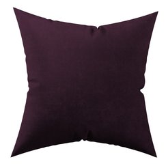 Подушка декоративная 40х40см V115 баклажановый