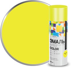 Эмаль аэрозольная ЛАКРА Color универсальная Желтый 41 (520мл/200гр)