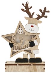 Украшение из дерева Лось 13,5х5х24,5см SYMZPA-4421134