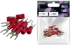 Наконечник duwi НВИ 1.25-4 вилка 0.5-1.5мм 10шт