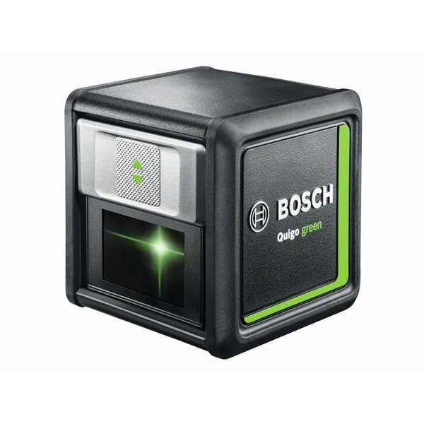 Нивелир лазерный Bosch Quigo Green+ держатель MM2 дальность до 12м