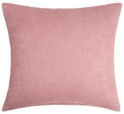 Подушка канвас розовый 40х40см