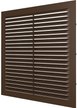 Решетка вентиляционная вытяжная АБС 234х234,коричневая