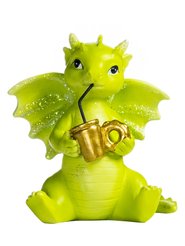 Фигурка декоративная Magic Time Дракончик с кружкой 8,6x9x7см арт.91543