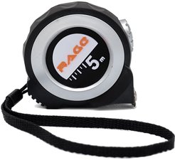 Рулетка 5мХ25мм пластиковый корпус RAGE 100048