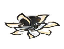 Светильник светодиодный потолочный с пультом FA4474/7+3 BK черный 112W 3000K-6400K D850х120мм