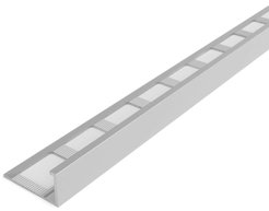 Профиль для плитки окантовочный серебристый ПК 01.2700.01л
