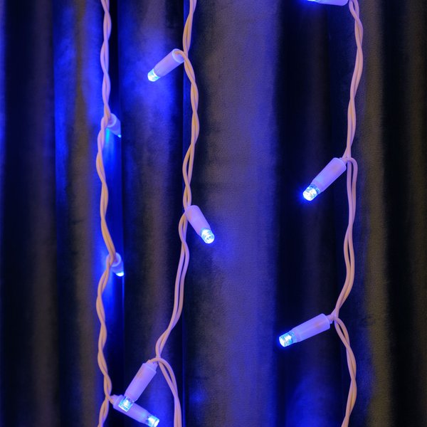 Электрогирлянда занавес внешняя 1,5х2м 300LED синий SYCL-014