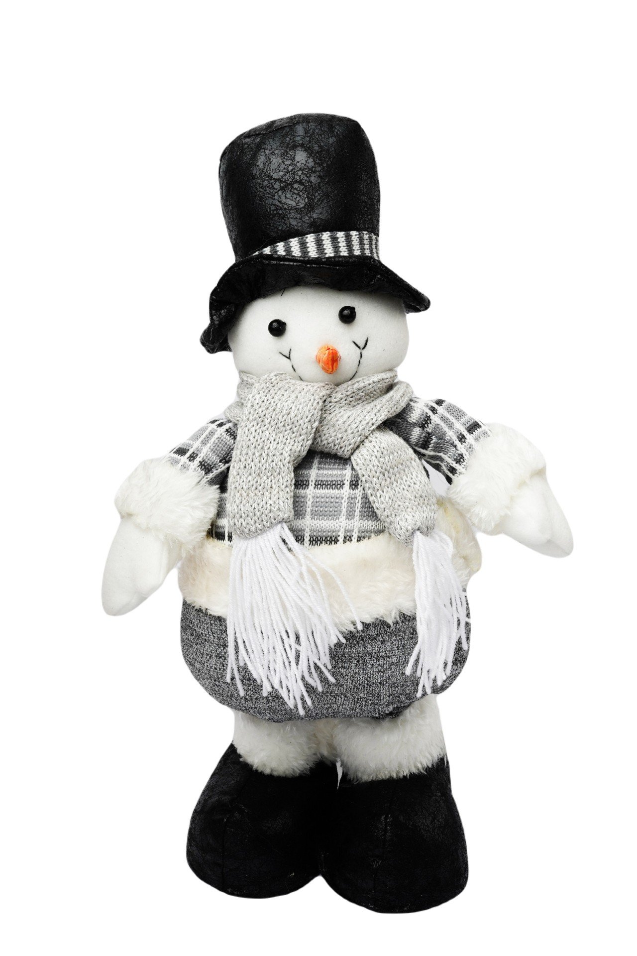 Новогоднее украшение Снеговик с шарфом 32 см