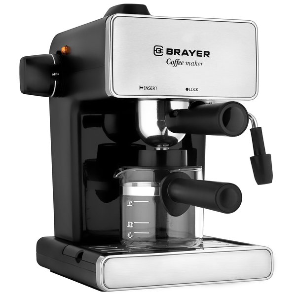 Кофеварка рожковая Brayer BR1103 950Вт 250мл