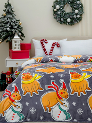 Покрывало трикотажное ворсовое ТМ Павлинка, 100% ПЭ, размер 150х200, Капибары НГ