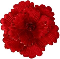 Цветок декоративный 38х21см красный SYSDH-A3025129