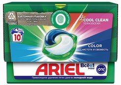 Капсулы д/стирки Ariel 10шт 18,2г Color