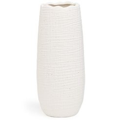 Ваза Bronco керамика белый 28см