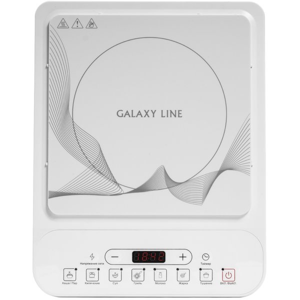Плитка индукционная Galaxy Line GL 3060 2000Вт 1-конфорка, белый
