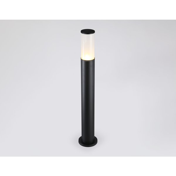Светильник уличный тротуарный ландшафтный Ambrella light ST2459 BK/FR IP54 E27 черный/белый матовый 