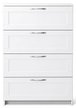 Комод 4 ящика Сириус 123,9х78,2х41,2см КДСП Белый