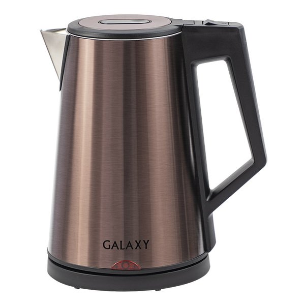 Чайник электрический Galaxy GL0320,2000Вт 1,7л,сталь/пластик,бронзовый