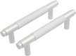 Ручка-скоба W матовый белый хром StahlBuro AP2309-96 2шт
