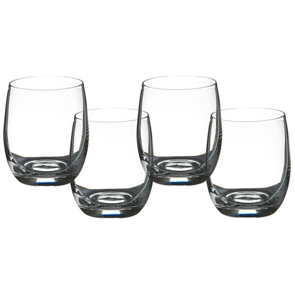Набор стаканов для виски Bohemia Crystal 300мл стекло 4шт арт.674-276