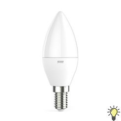 Лампа Gauss Elementary Свеча 6W 420lm 3000K Е14 LED 1/10/100