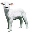 Фигура садовая Ягненок стоит h52см U09345