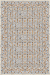 Ковер ЗУММА (ZUMMA) F598 оранжевый 1,6x2,3м