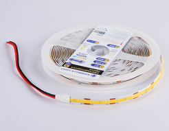 Лента Светодиодная GS2602 COB 320Led/ 10W m/ 12V IP20 4500K/ 5000х8х1.54mm/ кратность резки 50mm (2 конт.)