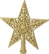 Верхушка елочная Звезда 21х19,5см золото/глиттер, SYSDX-3524094 Верхушка елочная Звезда 21х19,5см золото/глиттер, SYSDX-3524094