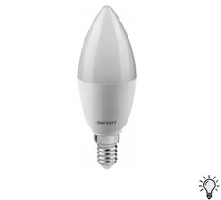 Лампа ОНЛАЙТ 90 453 свеча OLL-C37-15-230-4K-E14-FR