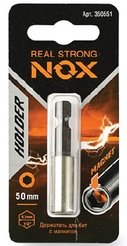 Переходник магнитный Nox Е6,3-50мм цельный без стоп.кольца