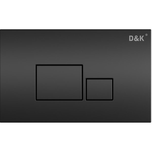 Клавиша смыва D&K Rhein.Marx DB1399025, черный